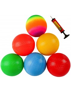 6 PELOTAS PARA PATIOS DE JEUGO
