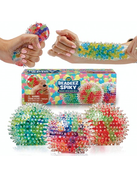 PELOTA ANTI ESTRES CON TEXTURAS DE ESPINAS