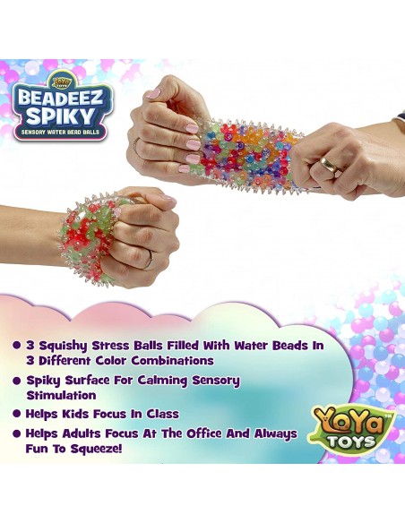 PELOTA ANTI ESTRES CON TEXTURAS DE ESPINAS