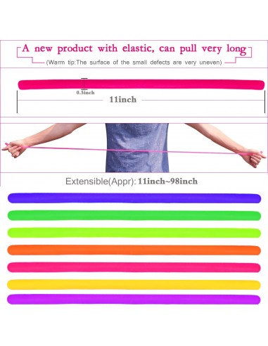 CUERDAS ELASTICAS SENSORIALES DE COLORES
