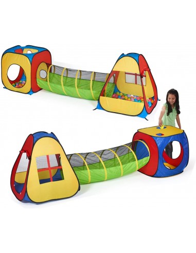 TIENDA DE CAMPAÑA INFLABLE CON TUNELES