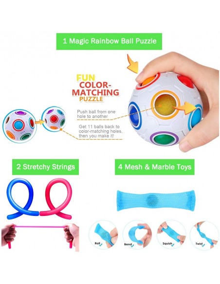 KIT DE 32 JUGUETES SENSORIALES