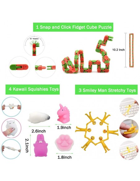 KIT DE 32 JUGUETES SENSORIALES