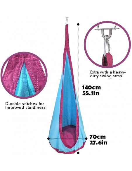 HAMACA EN FORMA DE CAPULLO