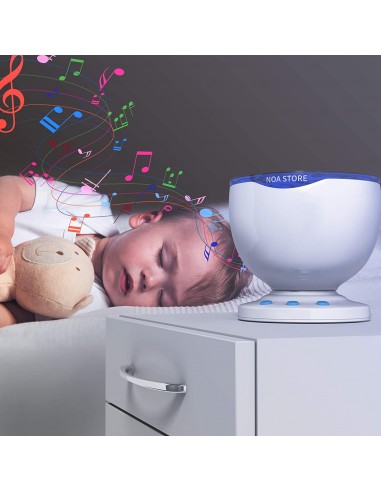 PROYECTOR DE LUZ LED CON SONIDO EN...