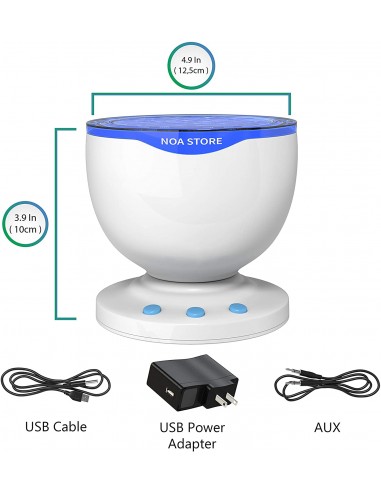 PROYECTOR DE LUZ LED CON SONIDO EN...
