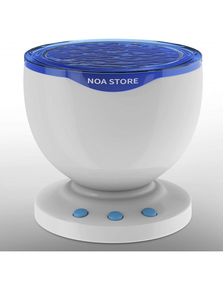 PROYECTOR DE LUZ LED CON SONIDO EN FORMA DE OCEANO PAR AUTISMO