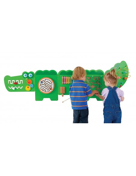 PANELES DE ACTIVIDADES EN FORMA DE COCODRILO