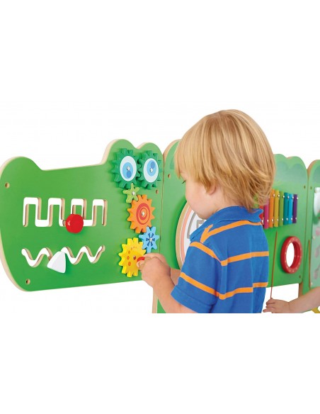 PANELES DE ACTIVIDADES EN FORMA DE COCODRILO