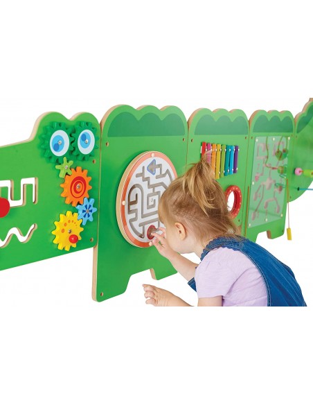 PANELES DE ACTIVIDADES EN FORMA DE COCODRILO