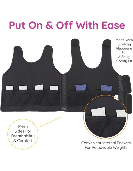 CHALECO DE COMPRESION CON PESO