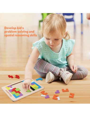 JUEGO DE ROMPECABEZAS DE MADERA ARMABLE