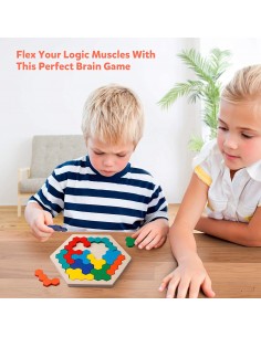 JUEGO DE MADERA HEXAGONAL 2