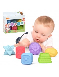 Paquete de 6 juguetes sensoriales de aprendizaje de formas, juguetes  antiestrés para personas con autismo y alivio de la ansiedad para adultos