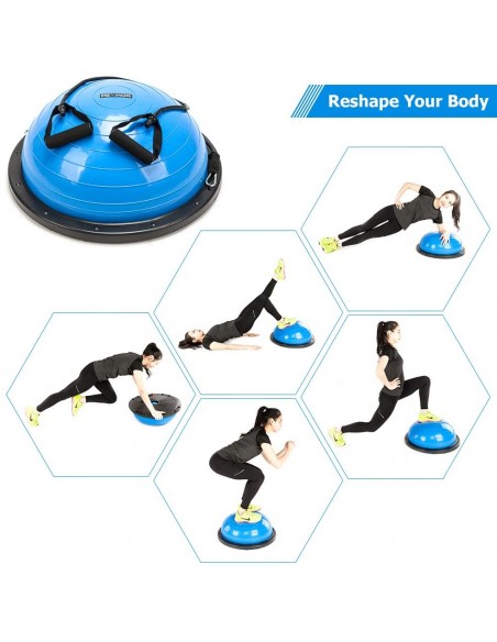 MEDIA PELOTA DE TERAPIS PARA EJERCICIO