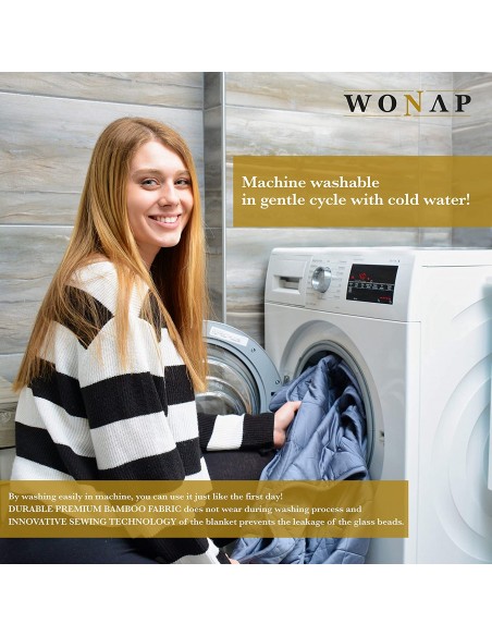 MANTA COBIJA CON PESO PARA NIÑO Y ADULTO