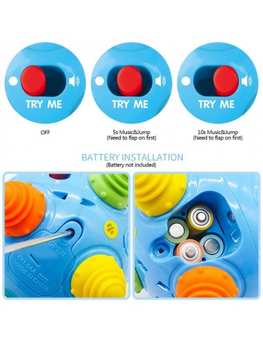 BOLA CON SONIDO Y COLORES SENSORIAL