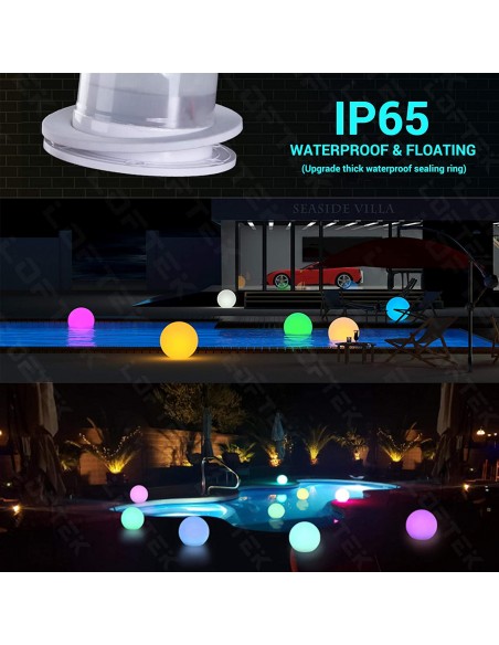 BOLAS CON LUZ FLOTANTES