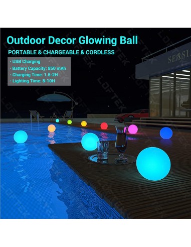 BOLAS CON LUZ FLOTANTES