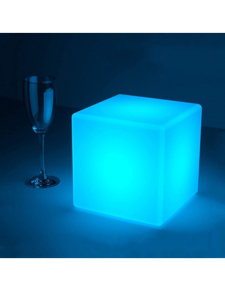 CUBO CON LUZ LED