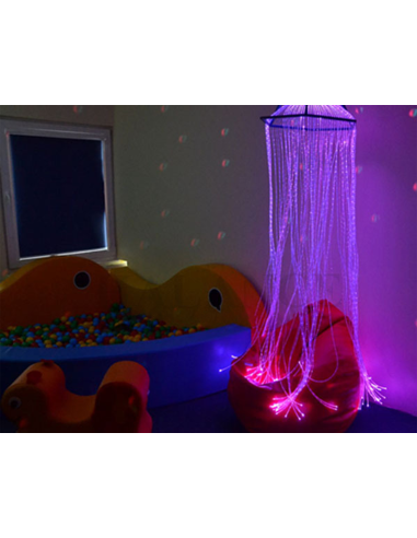 cortina de fibra optica para tacto...