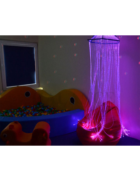 cortina de fibra optica para tacto sensorial