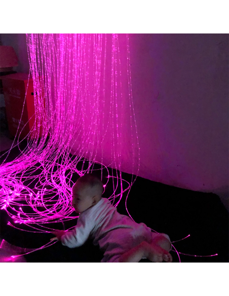 cortina de fibra optica para tacto sensorial