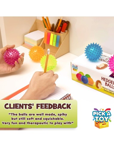 Bola con puntos anti estres y ansiedad