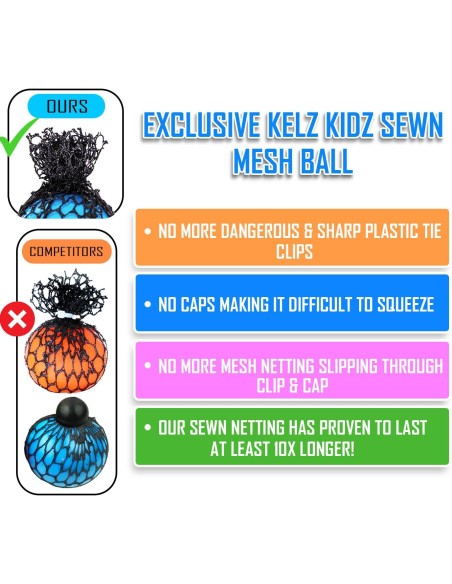 bolas anti estres y ansiedad por unidad